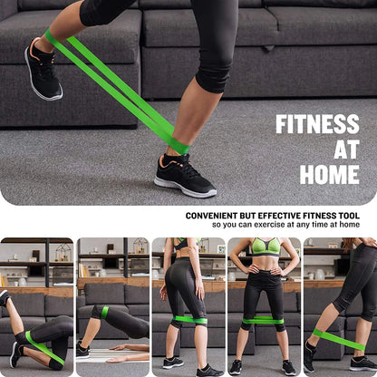 5 Different Resistance Bands Yoga Band Fitness Exercise Training Hip Tension Band Leg Squat Dance Elastic Loop Stretch Band